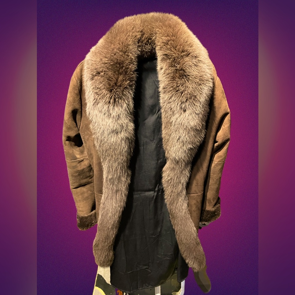 Beaver fur jacket. Purchased in Prague. Waist length.